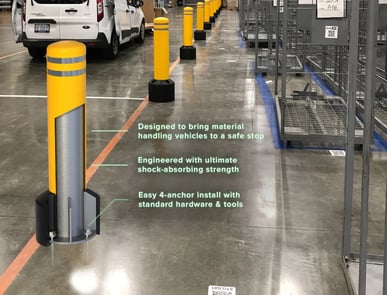 McCue SafeStop Bollard 15 Callout