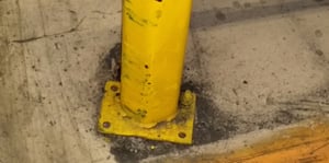 FlexCore Bollard Installation is Easier Than Concrete