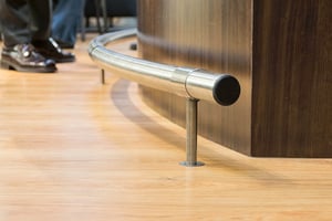 CartStop Stainless Steel Rail