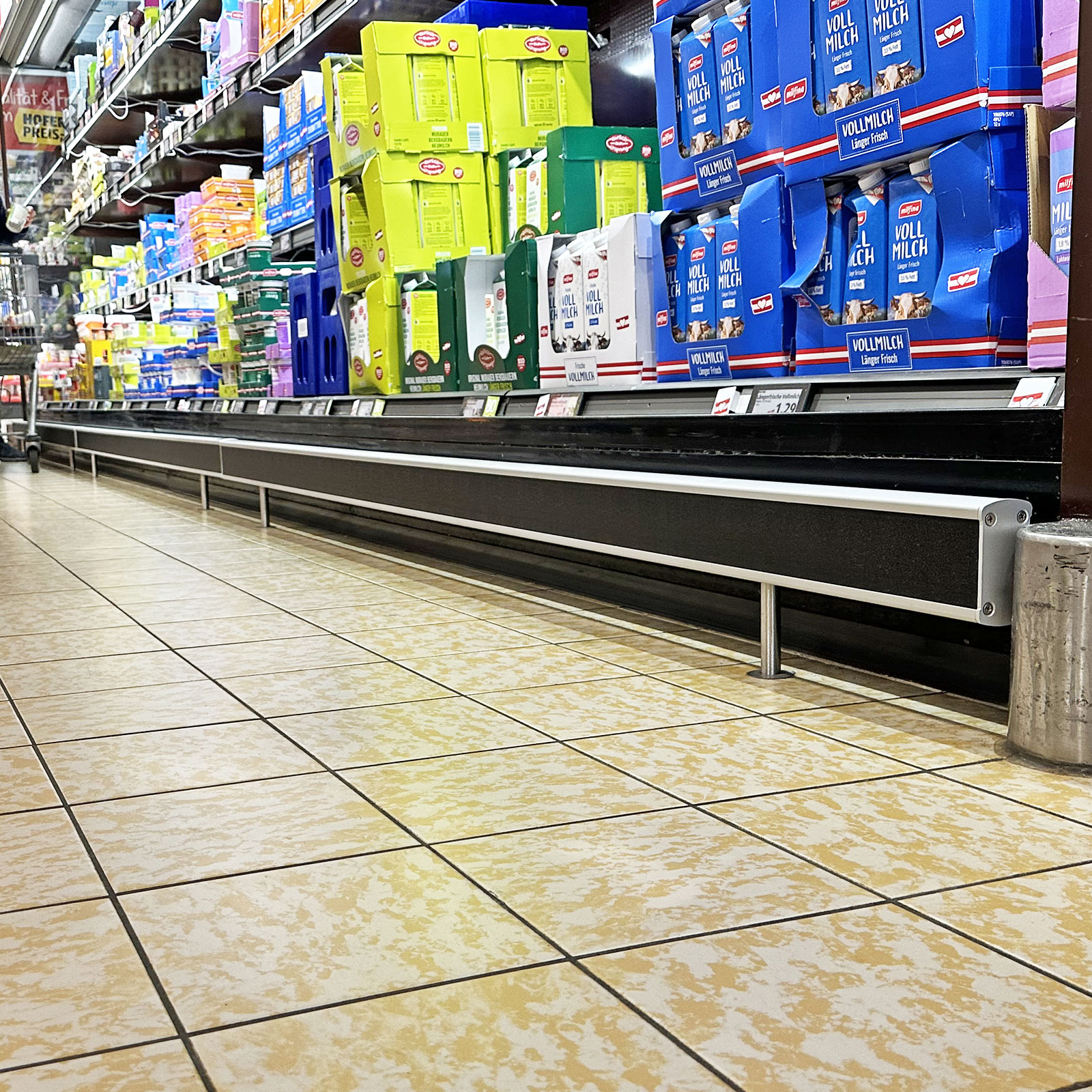 McCue Floor Rail Low Level Protection