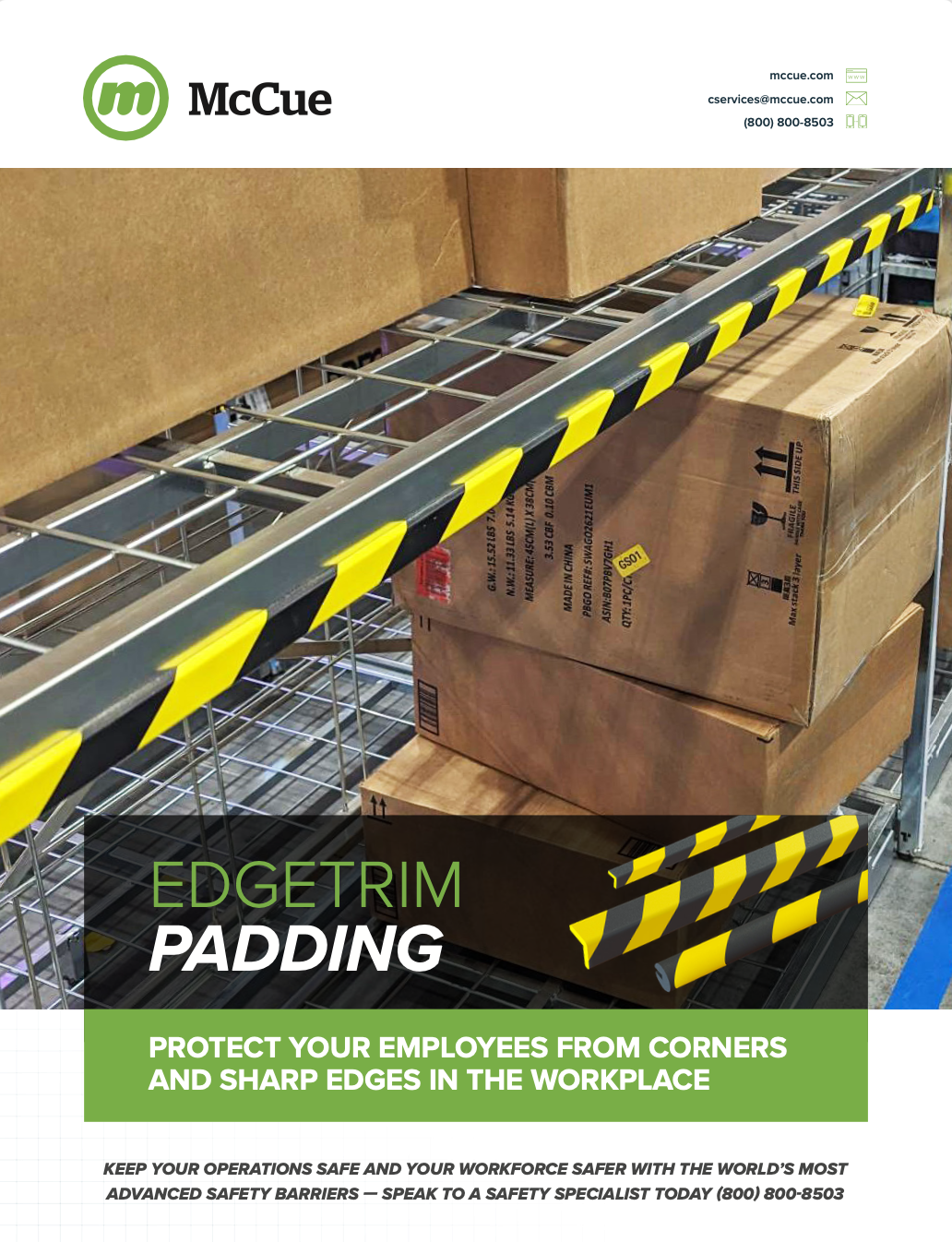 EdgeTrim Padding Product Sheet