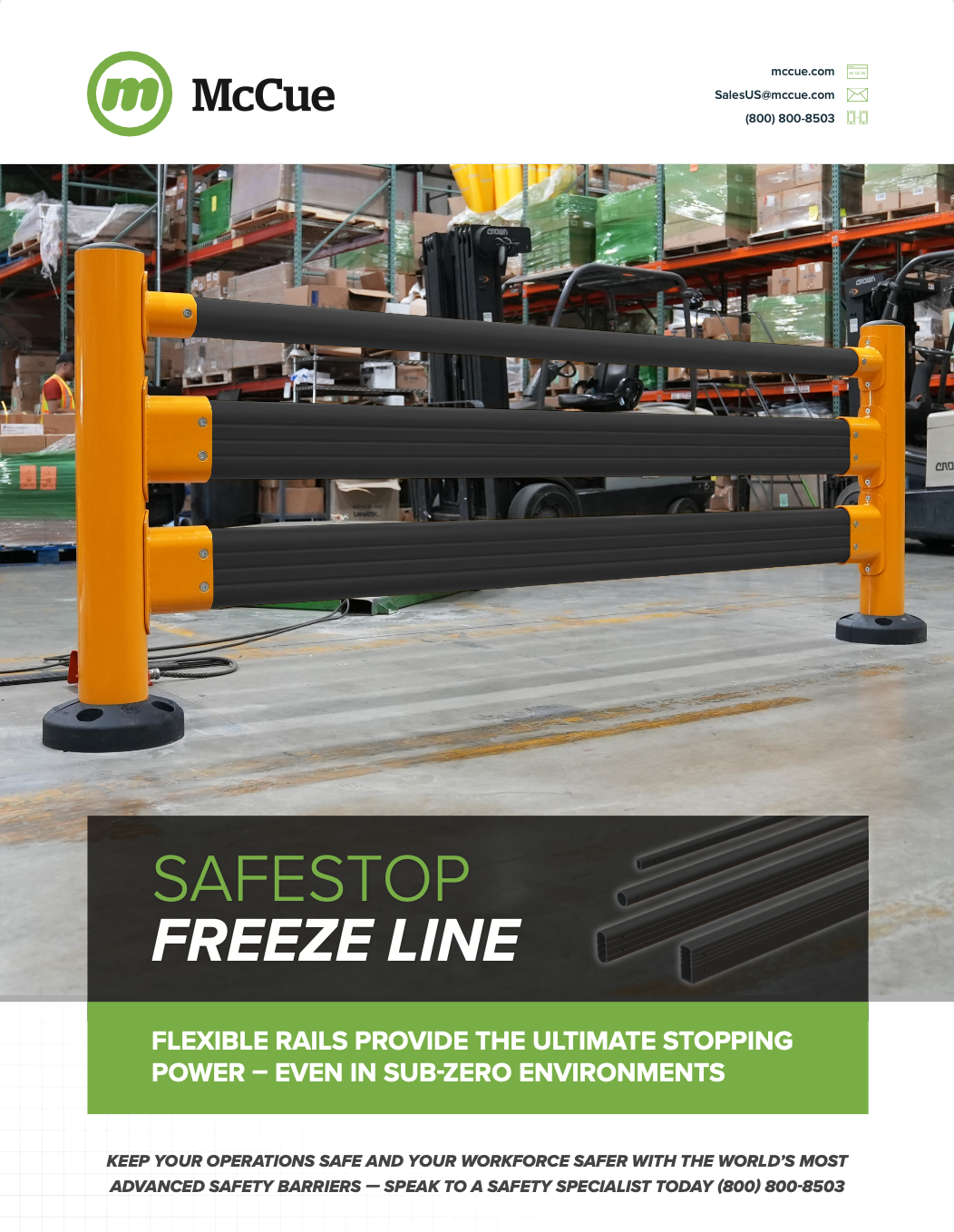 SafeStop Freeze Line Product Sheet