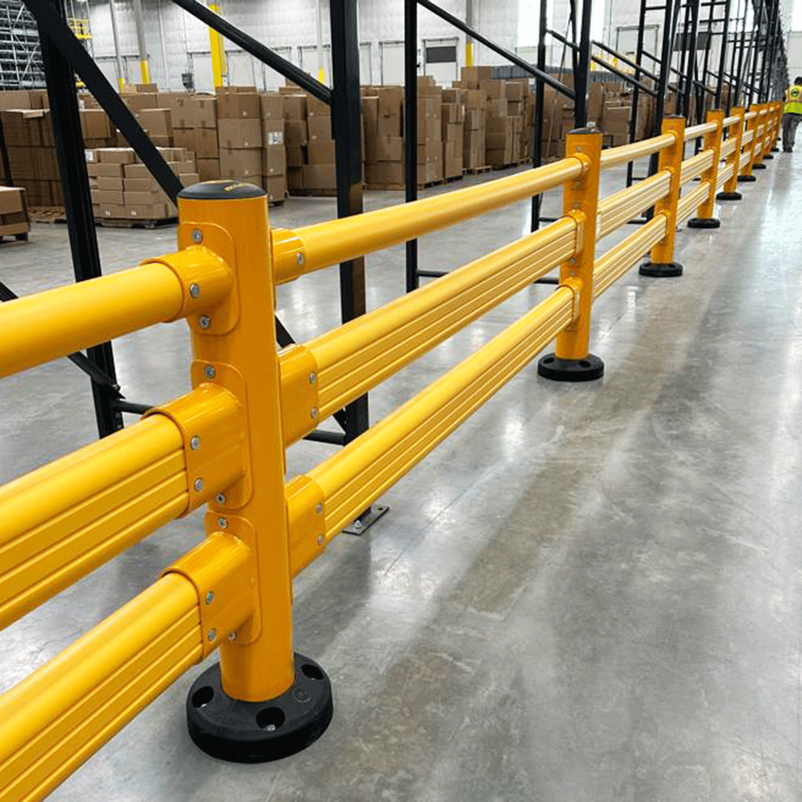 SafeStop-Pedestrian-GuardRail-In-Use