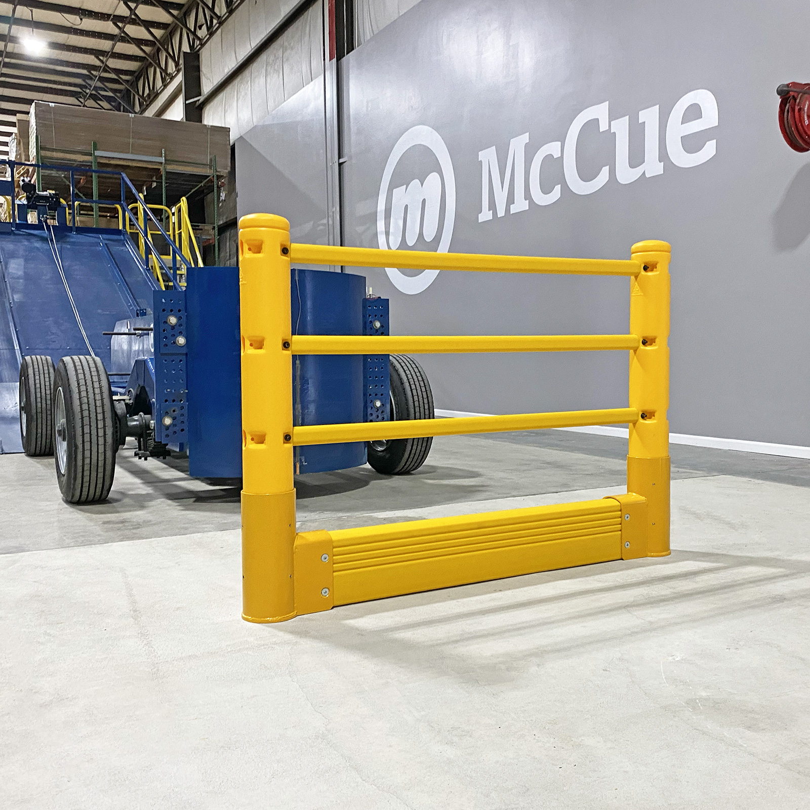 SafeStop Pedestrian with GroundBarrier in testing area