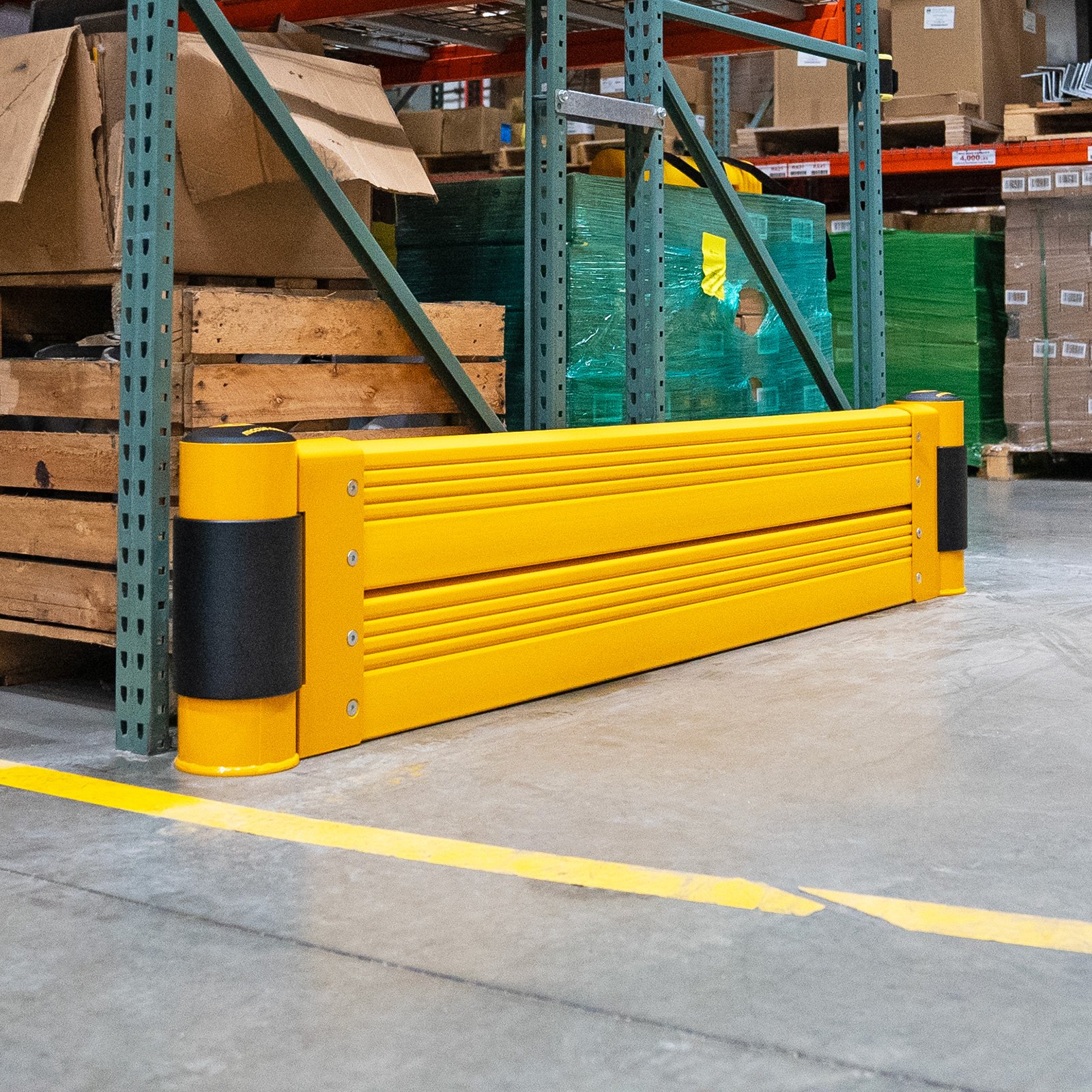 SafeStop RackEnd Protector Double In Warehouse