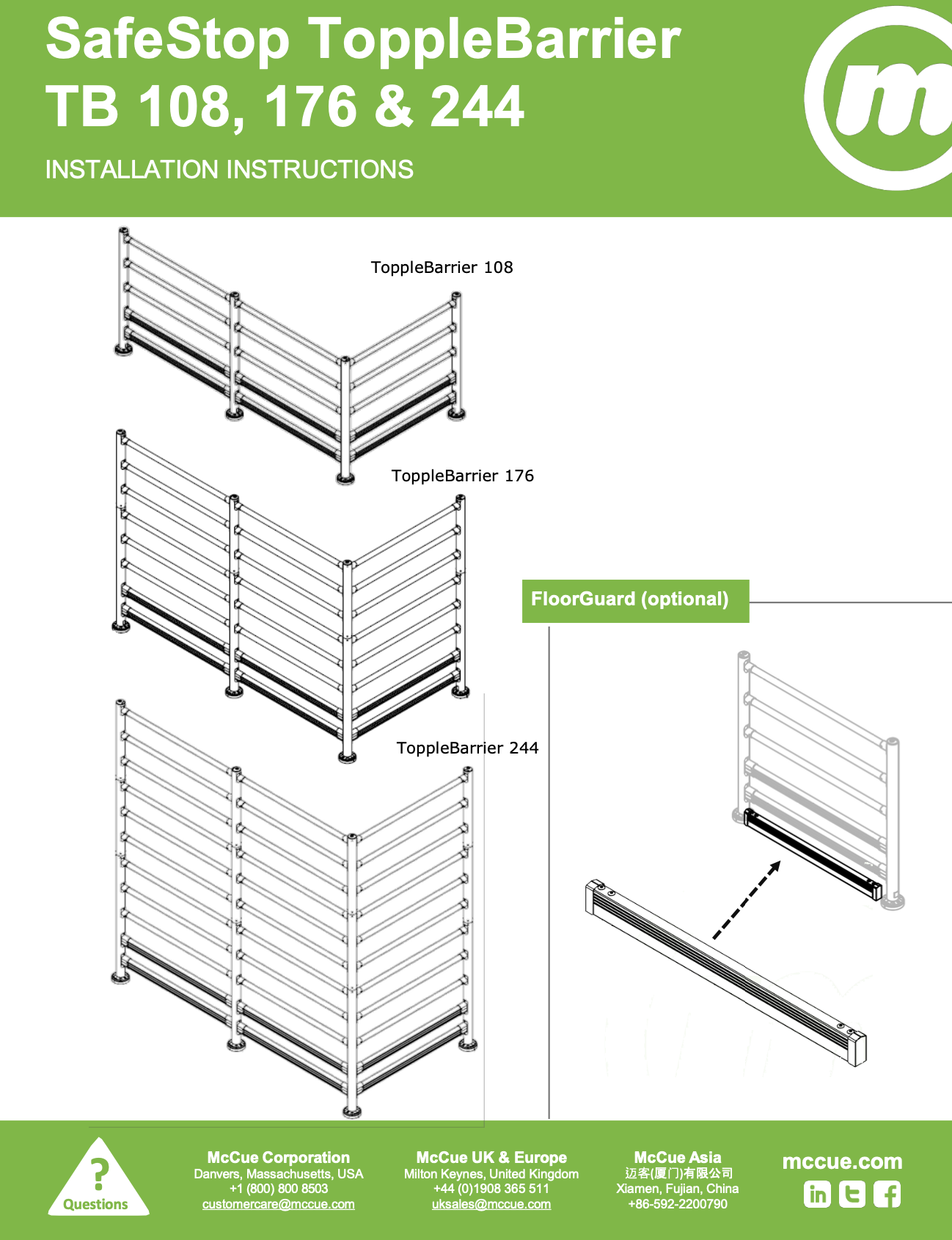 Barrier Installation Instructions