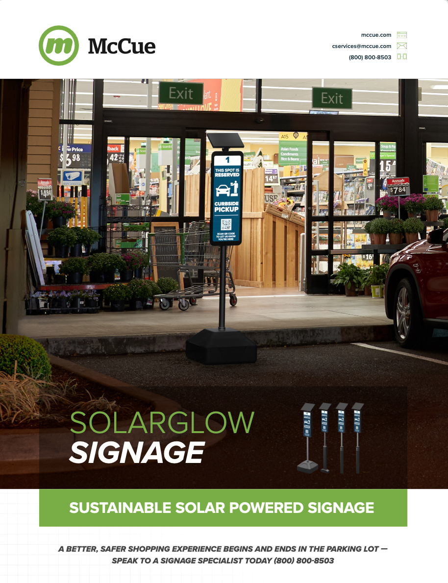 SolarGlow Signage Product Sheet