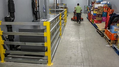 back room safety rails and bumpers