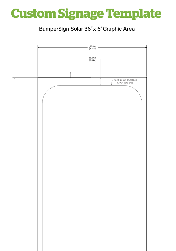 BumperSign Solar Graphic Template