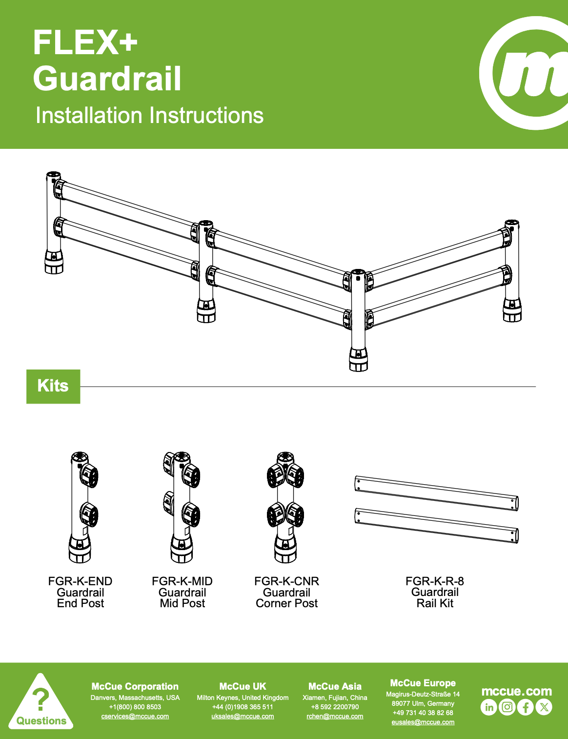 FLEX+ Guardrail Installation Instructions