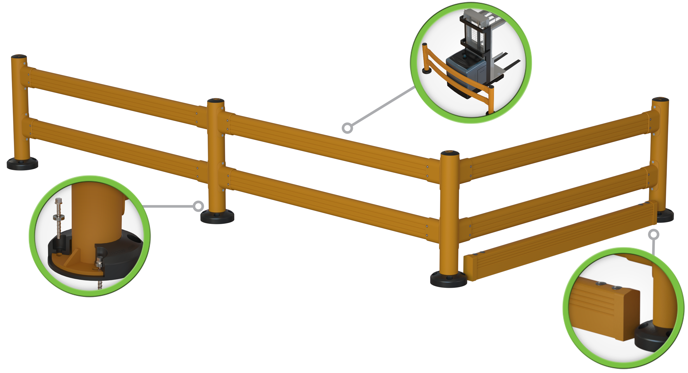 SafeStop GuardRail McCue Barrier