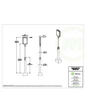 McCue Safety Product Sheet Line Art and Spec Information Customer Drawing