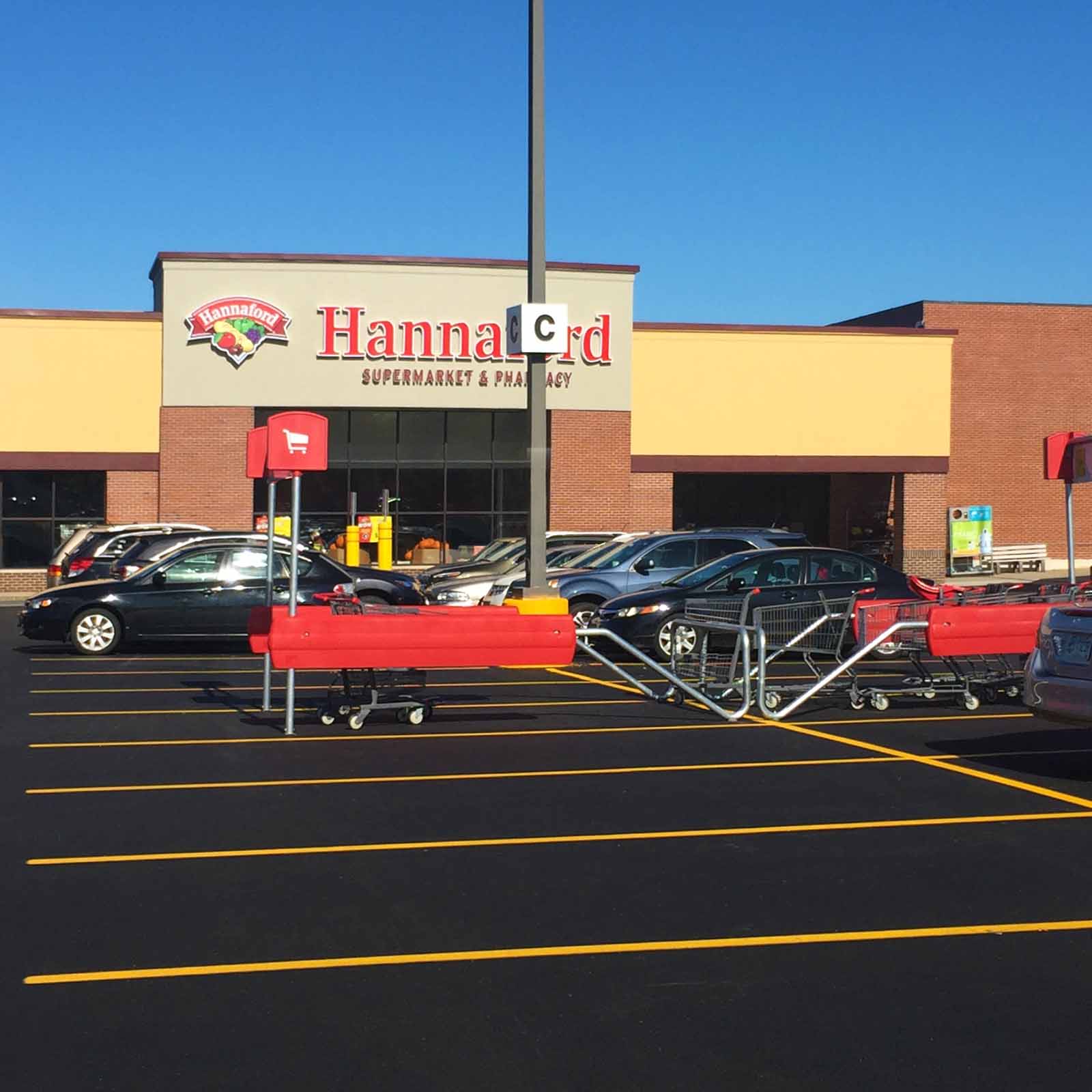 McCue Cart Corral In Parking Lot