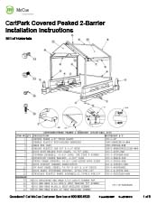 McCue Safety Product Sheet Installation Instruction Information