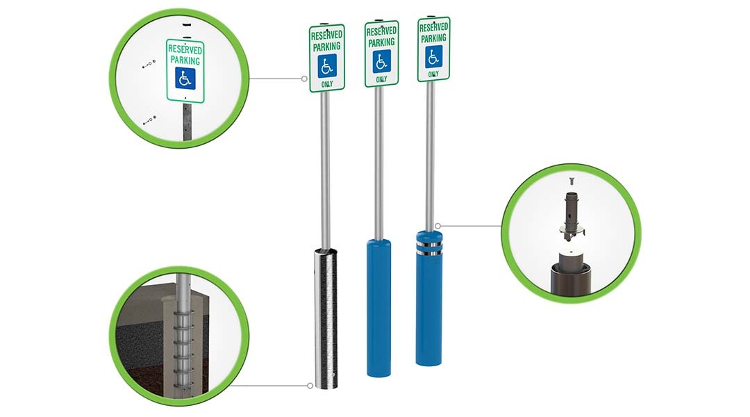 McCue Crash Tested ASTM F3016 CrashCore Bollard How It Works