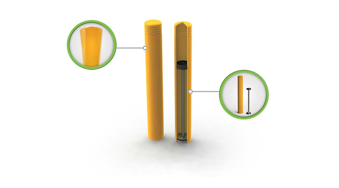 McCue Post FlexCore Bollard How It Works