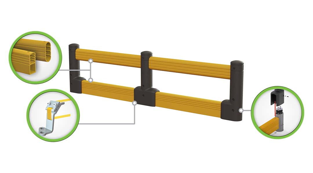 McCue FlexCore Guard Rail Plus Safety Barrier Protection How It Works