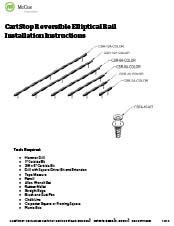 McCue Floor Rail Low Level Protection Safety Product Information Installation Instructions