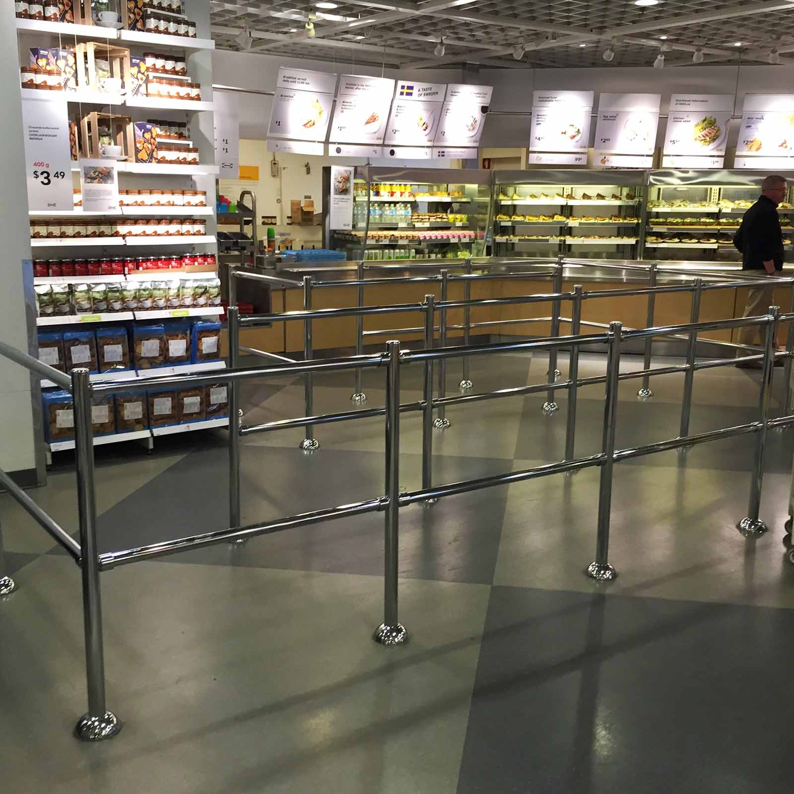 McCue Guidance Rail in Store