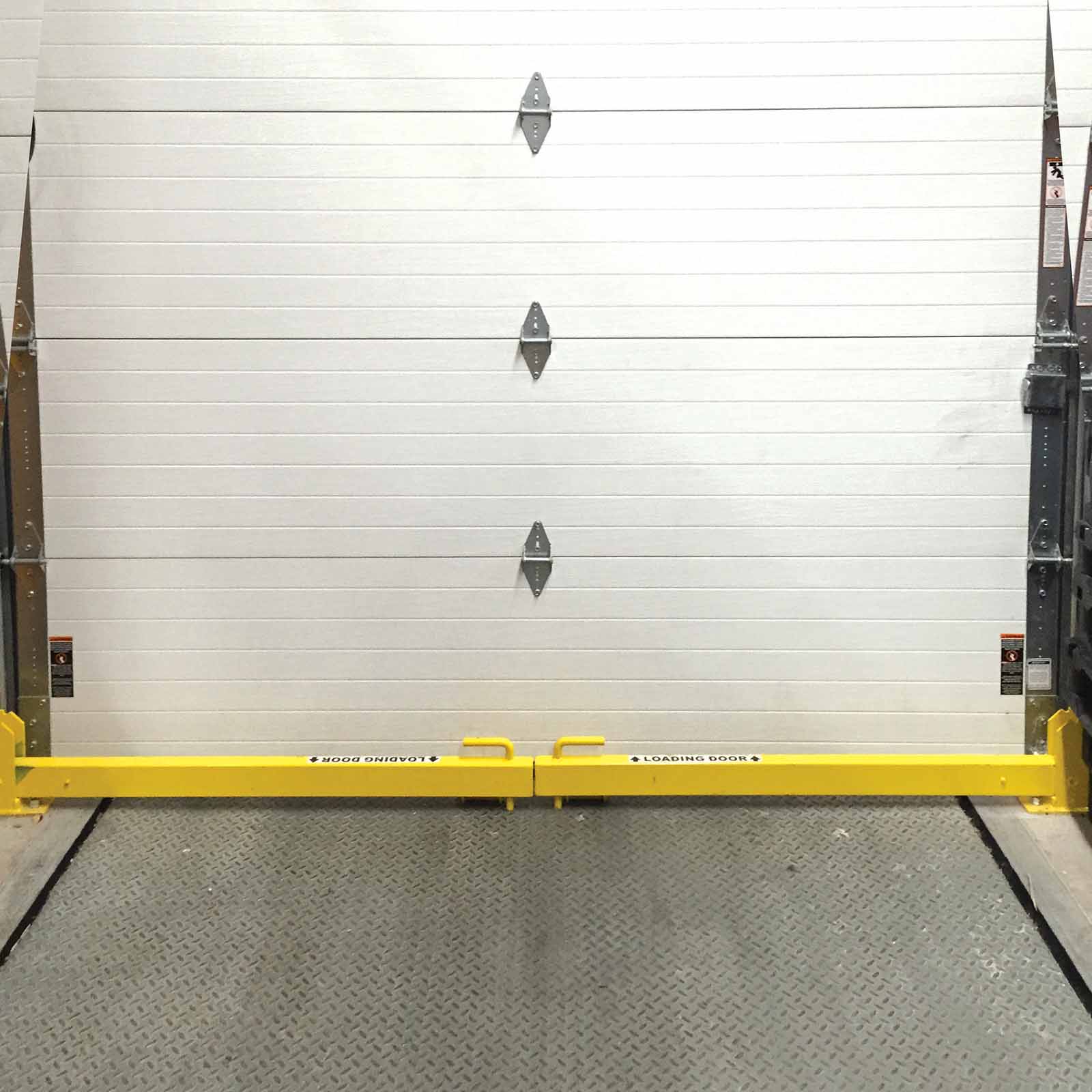 McCue Loading Door Protector infront of Warehouse door