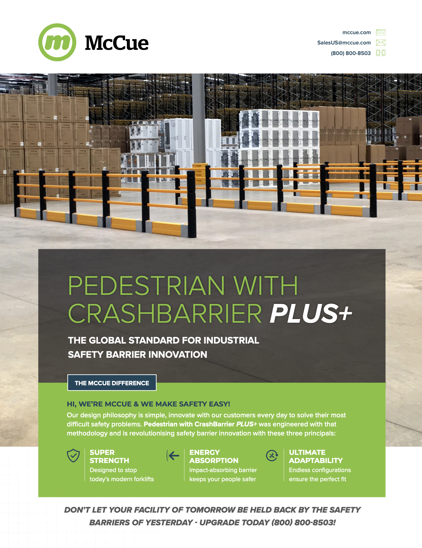 Pedestrian with Crash Barrier PLUS+ Installation