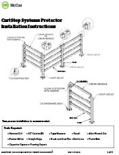 McCue Safety Product Sheet Installation Instruction Information