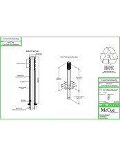 McCue Eco Bollard Customer Drawings