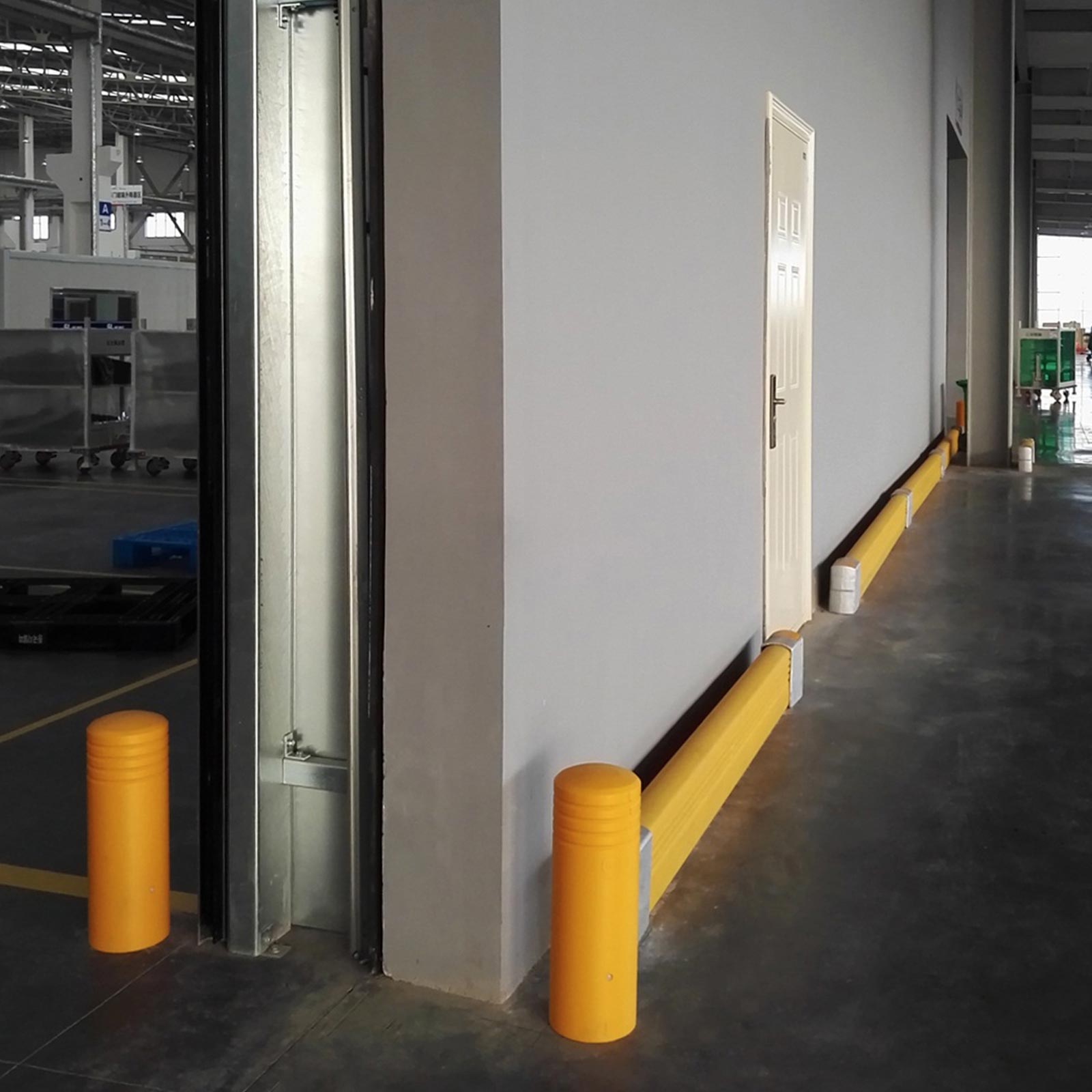 McCue Deflector Bollard Post Warehouse Protection