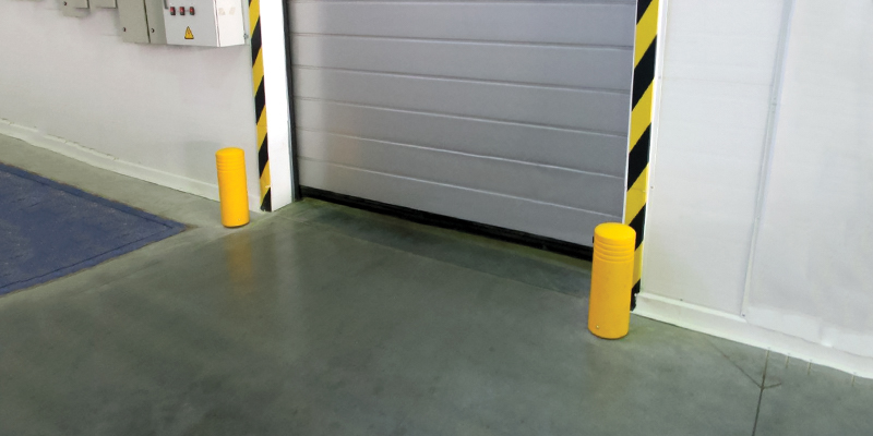 McCue Deflector Bollard Post Warehouse Protection