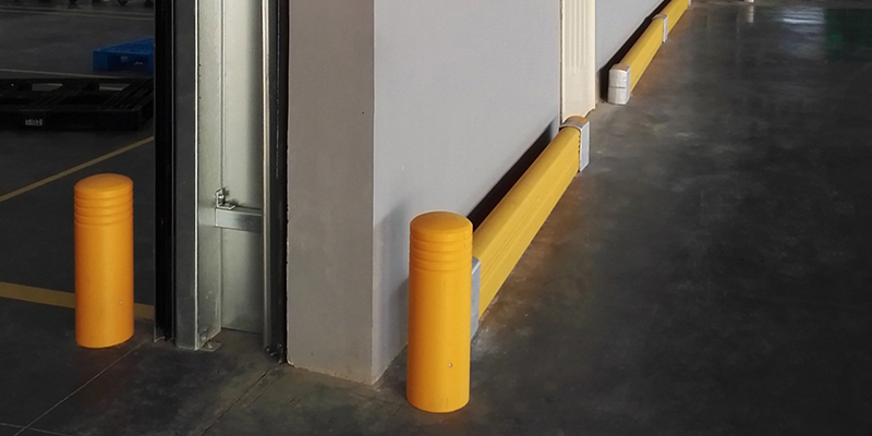 McCue Deflector Bollard Post Warehouse Protection