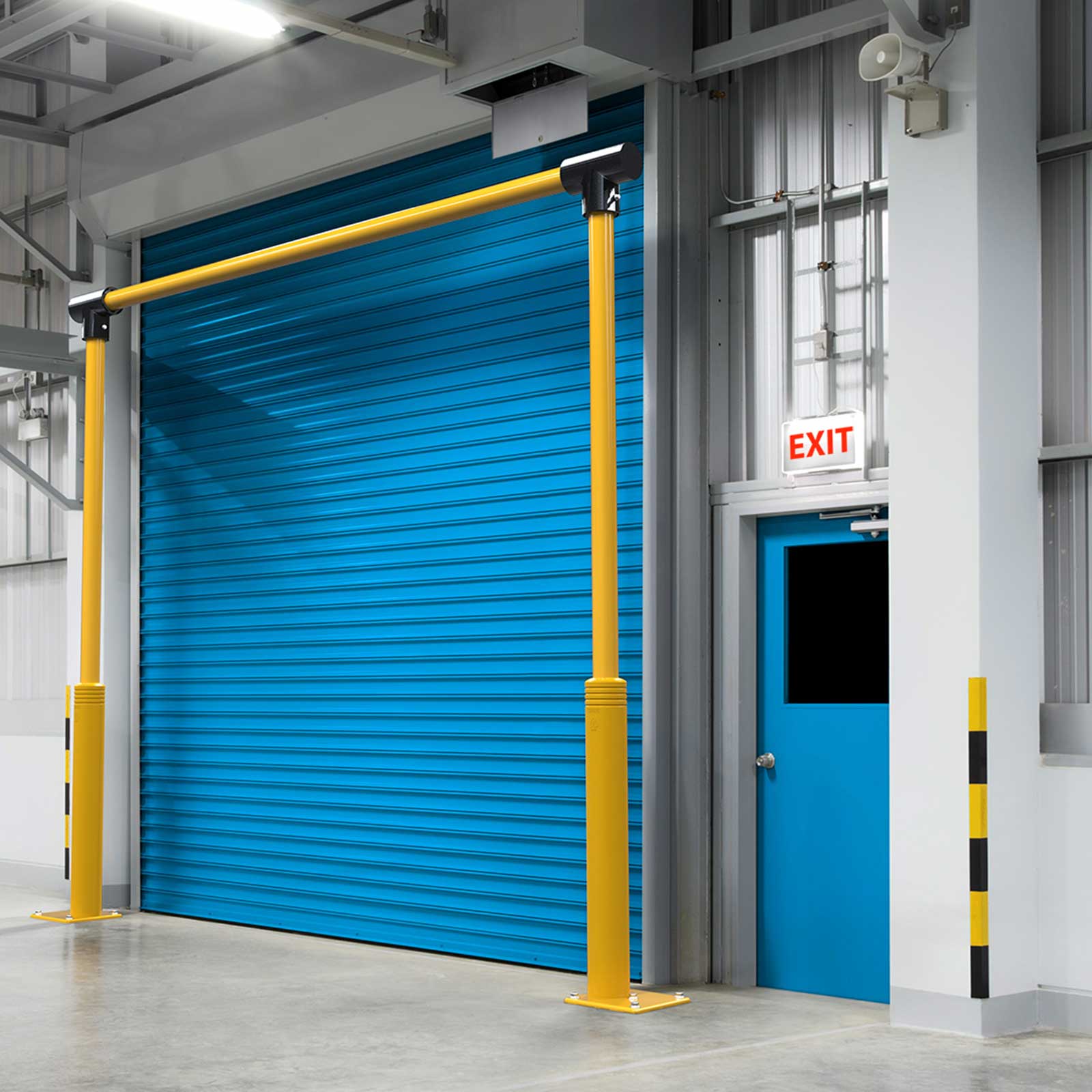 McCue Goal Post Warehouse Door Protection